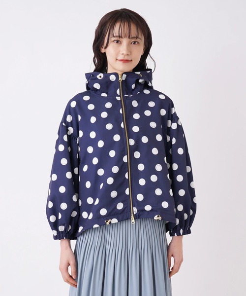 水玉模様フード付きアウターウェア 水玉模様フード付きアウターウェア 楽天市場】パーカー（柄