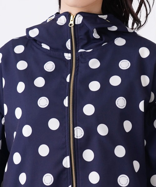 margaux（マルゴー）の「【MARGAUX】フード付ドット柄ジャケット（その他アウター・レディース・ダークネイビー・2）」の12枚目の写真