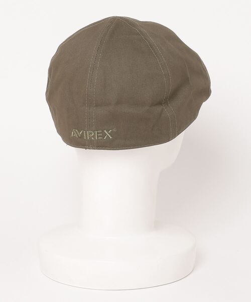 AVIREX（アヴィレックス）の「HUNTING / ハンチング（ハンチング/ベレー帽・メンズ・オリーブ系/ブラック・F）」の3枚目の写真