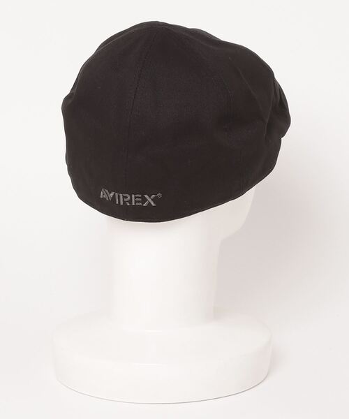 AVIREX（アヴィレックス）の「HUNTING / ハンチング（ハンチング/ベレー帽・メンズ・オリーブ系/ブラック・F）」の4枚目の写真