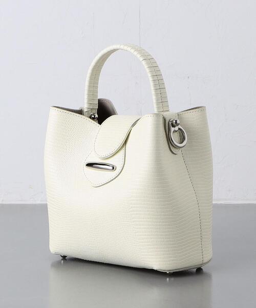 TOFF&LOADSTONE（トフアンドロードストーン）の「＜TOFF&LOADSTONE＞CAILLE 2WAY バッグ（ショルダーバッグ・レディース・オフホワイト/ライトブルー・FREE）」の3枚目の写真