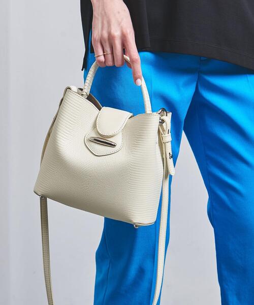 TOFF&LOADSTONE（トフアンドロードストーン）の「＜TOFF&LOADSTONE＞CAILLE 2WAY バッグ（ショルダーバッグ・レディース・オフホワイト/ライトブルー・FREE）」の20枚目の写真