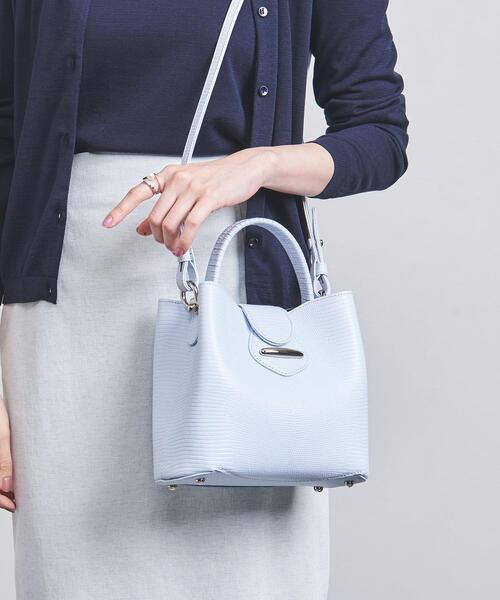 TOFF&LOADSTONE（トフアンドロードストーン）の「＜TOFF&LOADSTONE＞CAILLE 2WAY バッグ（ショルダーバッグ・レディース・オフホワイト/ライトブルー・FREE）」の22枚目の写真