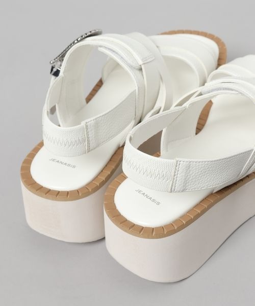 JEANASIS(ジーナシス)の「ウエスタンベルトサンダル/196787(サンダル・レディース・ブラック/ホワイト・MEDIUM/LARGE)」の18枚目の写真