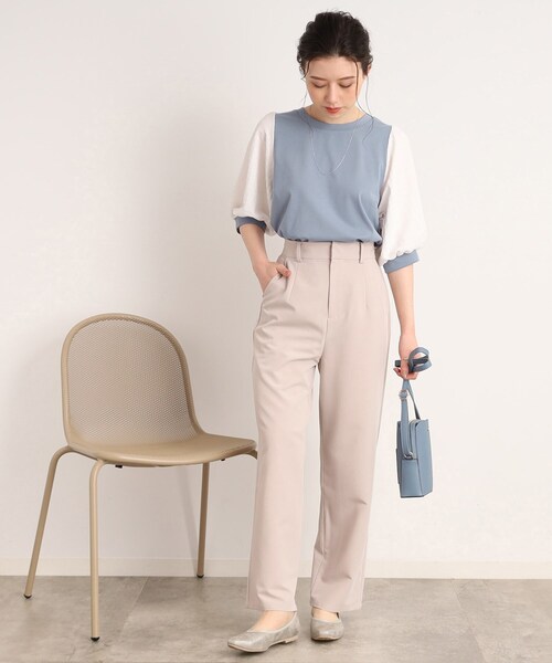 Cutie Blonde（キューティーブロンド）の「◆二の腕カバーにも◎袖ボリュームトップス（Tシャツ/カットソー・レディース・ホワイト系/ブラック/ブルー・00）」の13枚目の写真