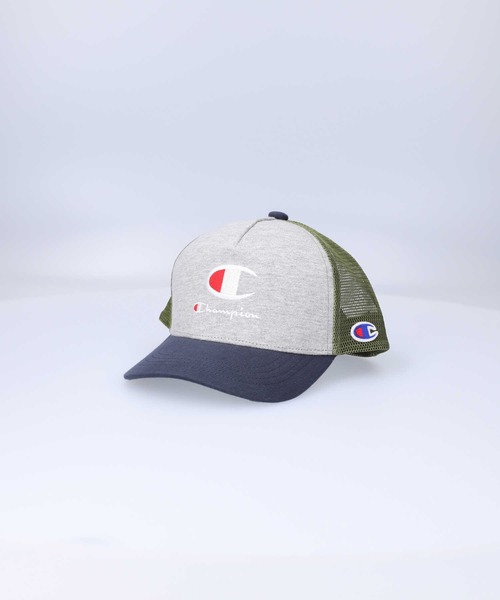Champion(チャンピオン)の「【Champion】CHロゴメッシュキャップ(キャップ・キッズ・ネイビー/ブラック/グリーン・ONE SIZE)」の3枚目の写真