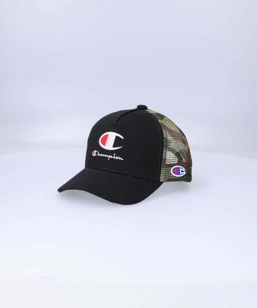 Champion(チャンピオン)の「【Champion】CHロゴメッシュキャップ(キャップ・キッズ・ネイビー/ブラック/グリーン・ONE SIZE)」の2枚目の写真