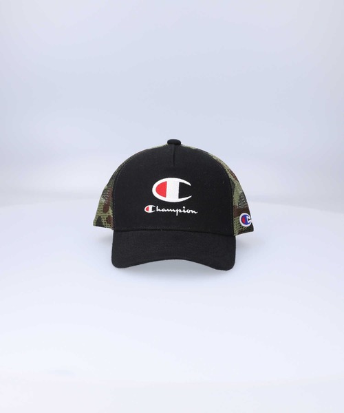 Champion(チャンピオン)の「【Champion】CHロゴメッシュキャップ(キャップ・キッズ・ネイビー/ブラック/グリーン・ONE SIZE)」の4枚目の写真