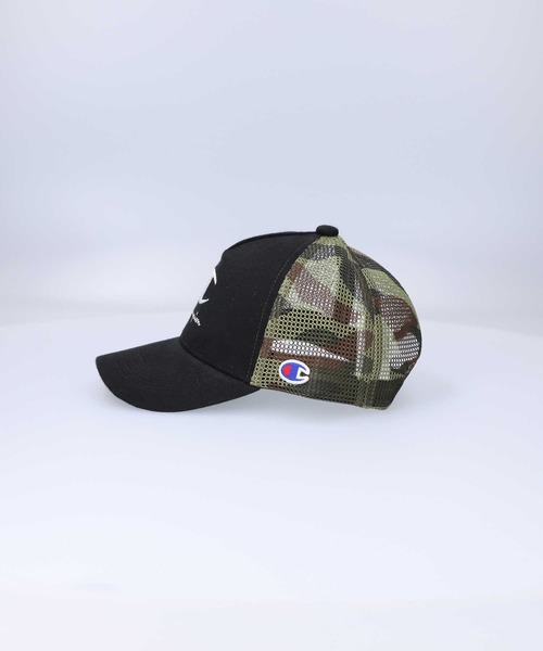 Champion(チャンピオン)の「【Champion】CHロゴメッシュキャップ(キャップ・キッズ・ネイビー/ブラック/グリーン・ONE SIZE)」の5枚目の写真