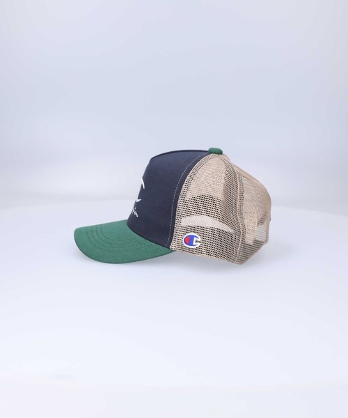 Champion(チャンピオン)の「【Champion】CHロゴメッシュキャップ(キャップ・キッズ・ネイビー/ブラック/グリーン・ONE SIZE)」の9枚目の写真