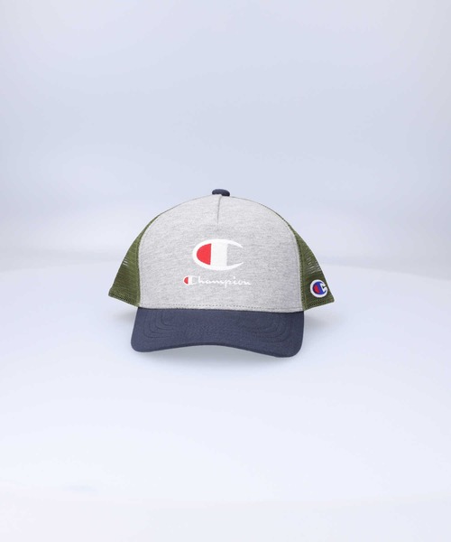 Champion(チャンピオン)の「【Champion】CHロゴメッシュキャップ(キャップ・キッズ・ネイビー/ブラック/グリーン・ONE SIZE)」の12枚目の写真