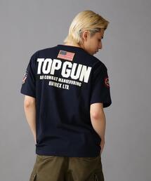 TOP GUN PATCH & PRINT T-SHIRT / トップガン パッチ & プリント Tシャツ / AVIREX / アヴィレックス