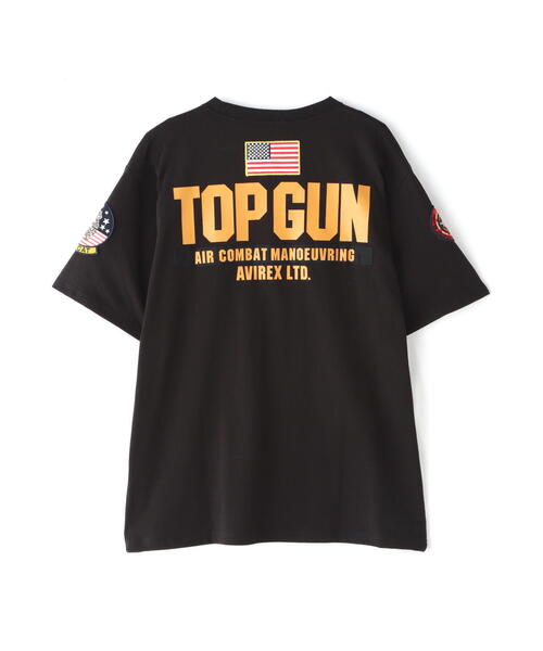 TOP GUN PATCH & PRINT T-SHIRT / トップガン パッチ ＆ プリント T