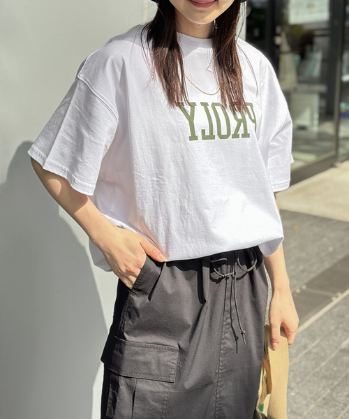 ALORE（アローレ）の「追加【ALORE/アローレ】ロゴバックタックTシャツ（Tシャツ/カットソー・レディース・ホワイト/チャコールグレー/グレー・FREE）」の12枚目の写真