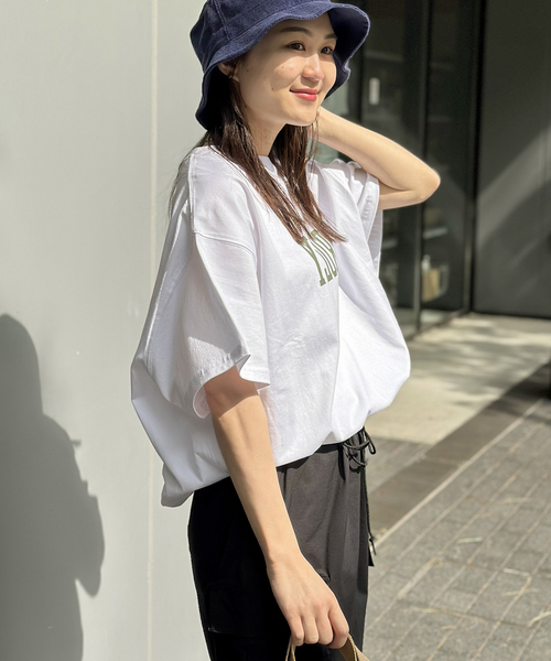 ALORE（アローレ）の「追加【ALORE/アローレ】ロゴバックタックTシャツ（Tシャツ/カットソー・レディース・ホワイト/チャコールグレー/グレー・FREE）」の15枚目の写真