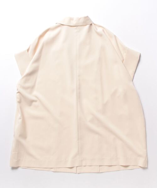 Doux archives（ドゥアルシーヴ）の「フレンチスリーブテーラージャケット（テーラードジャケット・レディース・ブラウン/ブラック/アイボリー・FREE）」の4枚目の写真