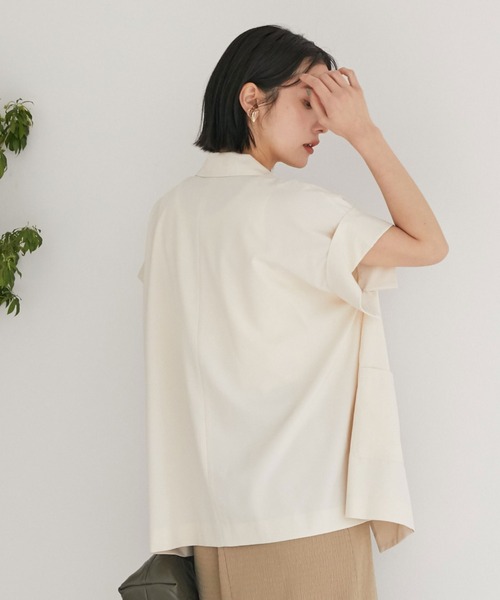 Doux archives（ドゥアルシーヴ）の「フレンチスリーブテーラージャケット（テーラードジャケット・レディース・ブラウン/ブラック/アイボリー・FREE）」の15枚目の写真