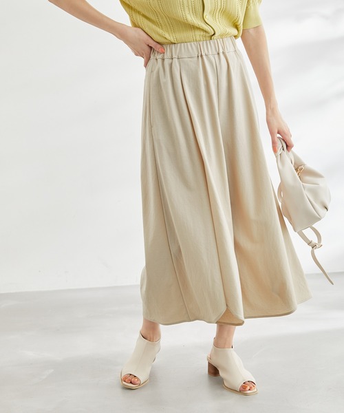 ROPE' PICNIC(ロペピクニック)の「洗濯機OK・サラサラ/イレヘムスカンツ(その他パンツ・レディース・ブラック/ベージュ/カーキ/ブルー・40/38)」の1枚目の写真