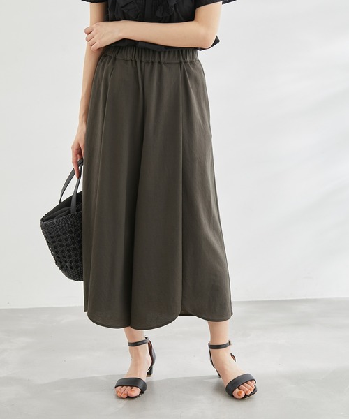 ROPE' PICNIC(ロペピクニック)の「洗濯機OK・サラサラ/イレヘムスカンツ(その他パンツ・レディース・ブラック/ベージュ/カーキ/ブルー・40/38)」の3枚目の写真