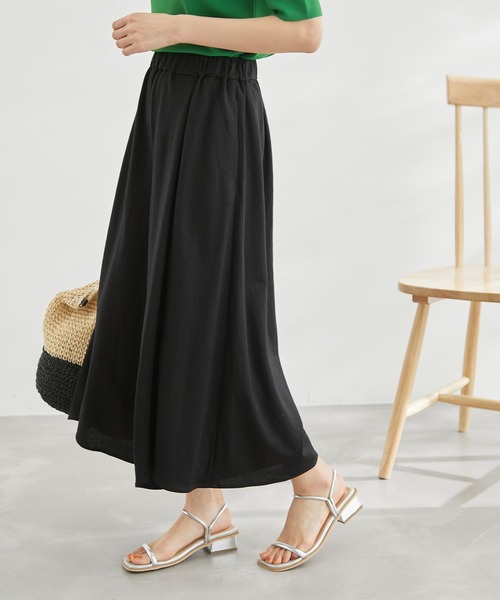 ROPE' PICNIC(ロペピクニック)の「洗濯機OK・サラサラ/イレヘムスカンツ(その他パンツ・レディース・ブラック/ベージュ/カーキ/ブルー・40/38)」の2枚目の写真