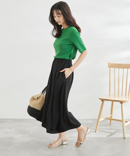 ROPE' PICNIC(ロペピクニック)の「洗濯機OK・サラサラ/イレヘムスカンツ(その他パンツ・レディース・ブラック/ベージュ/カーキ/ブルー・40/38)」の13枚目の写真