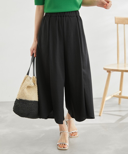 ROPE' PICNIC(ロペピクニック)の「洗濯機OK・サラサラ/イレヘムスカンツ(その他パンツ・レディース・ブラック/ベージュ/カーキ/ブルー・40/38)」の5枚目の写真