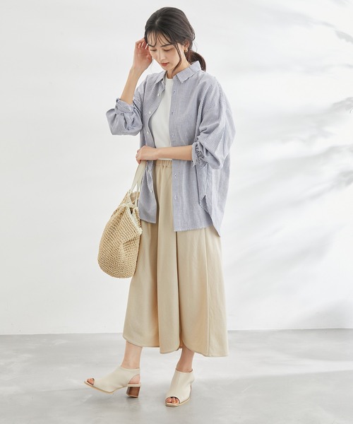 ROPE' PICNIC(ロペピクニック)の「洗濯機OK・サラサラ/イレヘムスカンツ(その他パンツ・レディース・ブラック/ベージュ/カーキ/ブルー・40/38)」の10枚目の写真