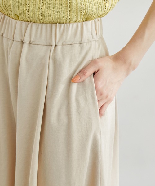 ROPE' PICNIC(ロペピクニック)の「洗濯機OK・サラサラ/イレヘムスカンツ(その他パンツ・レディース・ブラック/ベージュ/カーキ/ブルー・40/38)」の7枚目の写真