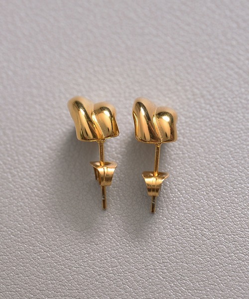 Monocoro toppi（モノコロトッピ）の「【金属アレルギー対応】ミニ ニュアンス キャッチ ピアス（ピアス（両耳用）・レディース・ゴールド/シルバー・フリー）」の8枚目の写真