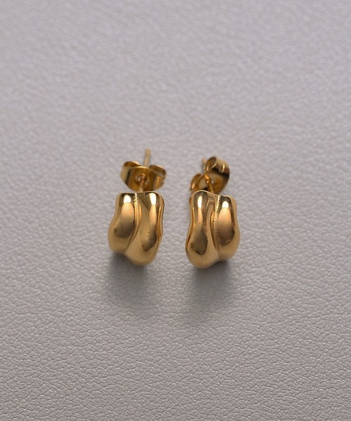Monocoro toppi（モノコロトッピ）の「【金属アレルギー対応】ミニ ニュアンス キャッチ ピアス（ピアス（両耳用）・レディース・ゴールド/シルバー・フリー）」の7枚目の写真