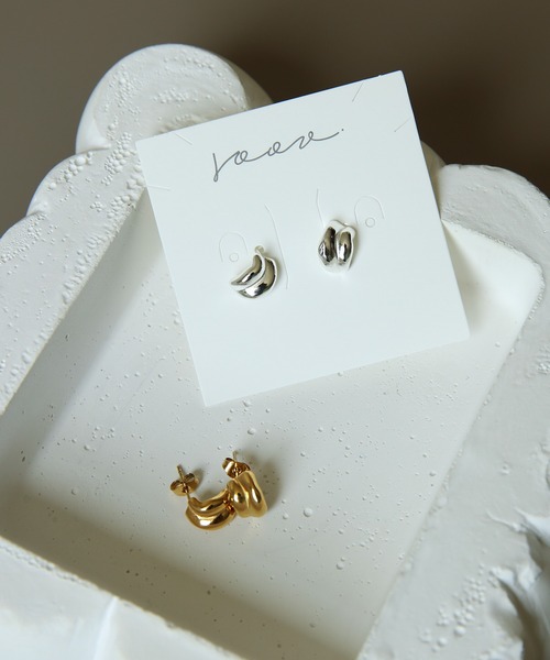 Monocoro toppi（モノコロトッピ）の「【金属アレルギー対応】ミニ ニュアンス キャッチ ピアス（ピアス（両耳用）・レディース・ゴールド/シルバー・フリー）」の10枚目の写真