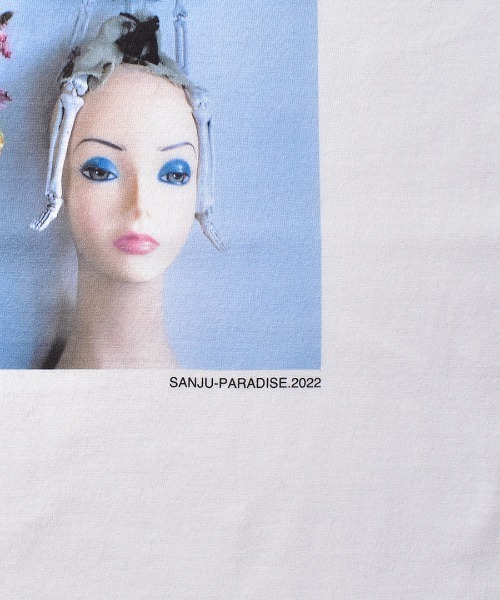 MINEDENIM（マインデニム）の「Araki Nobuyoshi × Stie-lo SANJU-PARADISE  T-SH（Tシャツ/カットソー・メンズ・ホワイト・M/L/XL）」の5枚目の写真