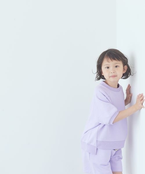 LOWRYS FARM（ローリーズファーム）の「ミニウラケプルオーバー　704155（Tシャツ/カットソー・キッズ・グレー/グリーン/パープル・110cm/120cm/130cm/140cm/150cm）」の8枚目の写真