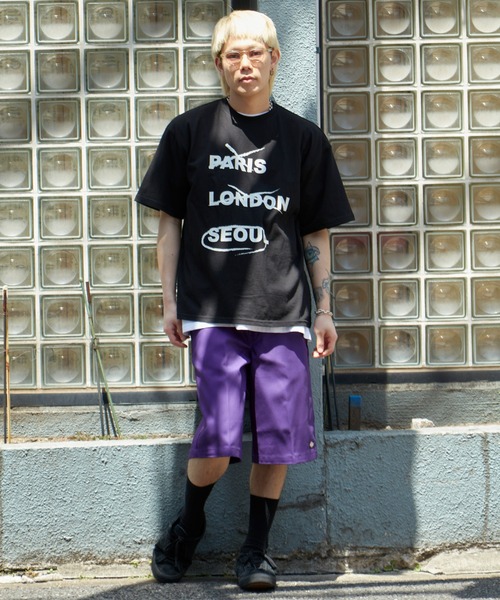 NO NEED(ノーニード)の「SEOUL/ソウル ビッグシルエット クルーネック Tシャツ(Tシャツ/カットソー・メンズ・ホワイト/ブラック/オレンジ・フリ-)」の13枚目の写真