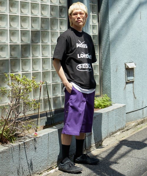 NO NEED(ノーニード)の「SEOUL/ソウル ビッグシルエット クルーネック Tシャツ(Tシャツ/カットソー・メンズ・ホワイト/ブラック/オレンジ・フリ-)」の14枚目の写真