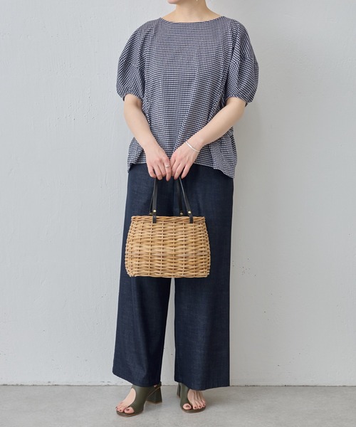 BEARDSLEY（ビアズリー）の「コクーン スリーブカットソー（Tシャツ/カットソー・レディース・ブルー/ブラック・FREE）」の17枚目の写真