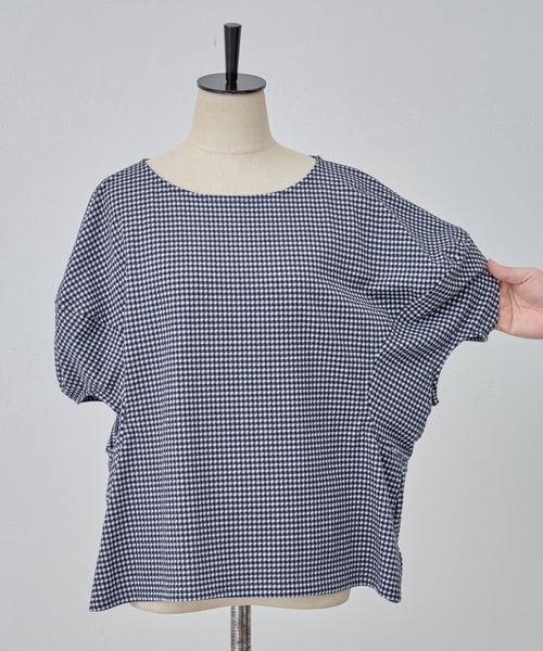 BEARDSLEY（ビアズリー）の「コクーン スリーブカットソー（Tシャツ/カットソー・レディース・ブルー/ブラック・FREE）」の21枚目の写真