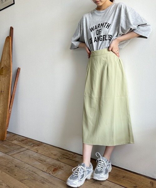 Kotoe(コトエ)の「【UNISEX】 ビッグシルエットカットソー 半袖tee トップス カレッジロゴTシャツ レディース メンズ(Tシャツ/カットソー・レディース・グレー/ホワイト/ネイビー/ホワイト系その他・FREE)」の5枚目の写真