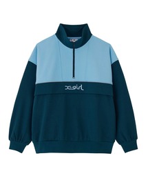 X-girl | BICOLOR ANORAK SWEAT TOP(スウェット)