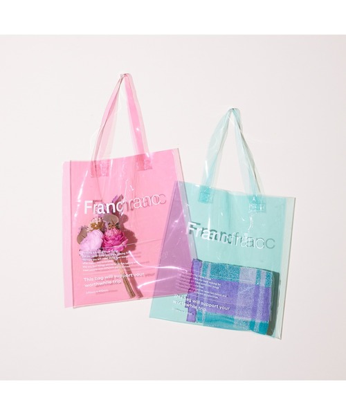 セール】クリア トートバッグ ピンク（トートバッグ）｜Francfranc