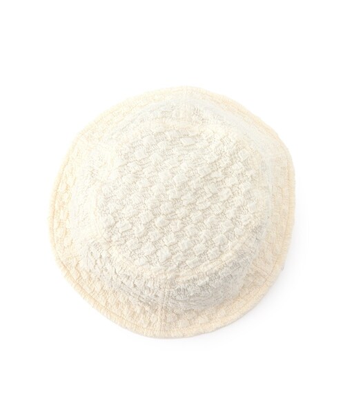 OPAQUE.CLIP（オペークドットクリップ）の「◆ポップコーンバケハ（ハット・レディース・オフホワイト/ブラック・00）」の8枚目の写真