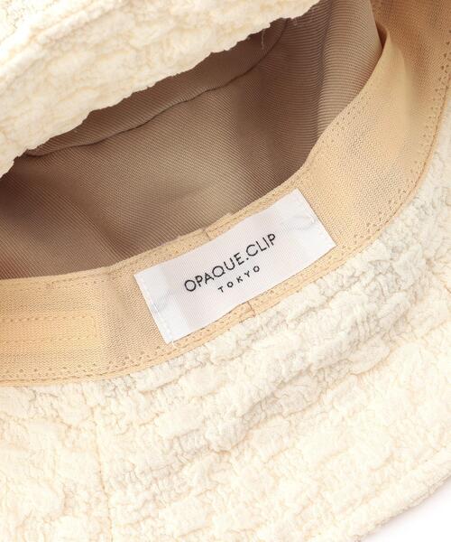 OPAQUE.CLIP（オペークドットクリップ）の「◆ポップコーンバケハ（ハット・レディース・オフホワイト/ブラック・00）」の10枚目の写真