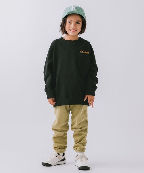 PENDLETON（ペンドルトン）の「【PENDLETON(ペンドルトン)】別注裏毛スウェット（KIDS）（スウェット・キッズ・ブラック/オフホワイト/ブルー・110cm/120cm/130cm/140cm/150cm）」の4枚目の写真