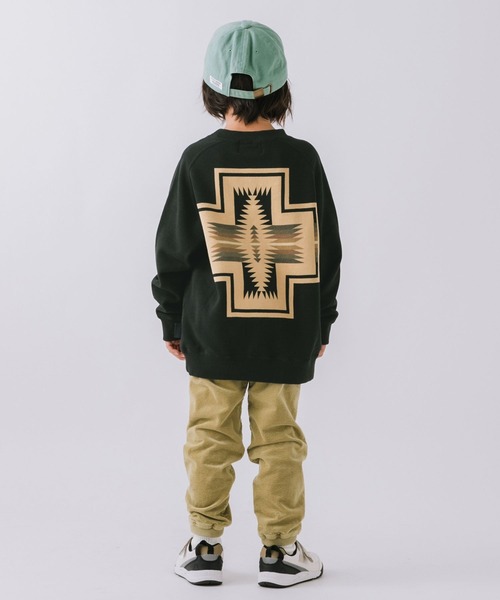PENDLETON（ペンドルトン）の「【PENDLETON(ペンドルトン)】別注裏毛スウェット（KIDS）（スウェット・キッズ・ブラック/オフホワイト/ブルー・110cm/120cm/130cm/140cm/150cm）」の17枚目の写真