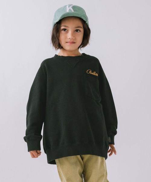 PENDLETON（ペンドルトン）の「【PENDLETON(ペンドルトン)】別注裏毛スウェット（KIDS）（スウェット・キッズ・ブラック/オフホワイト/ブルー・110cm/120cm/130cm/140cm/150cm）」の7枚目の写真