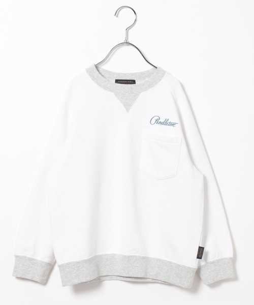 PENDLETON（ペンドルトン）の「【PENDLETON(ペンドルトン)】別注裏毛スウェット（KIDS）（スウェット・キッズ・ブラック/オフホワイト/ブルー・110cm/120cm/130cm/140cm/150cm）」の11枚目の写真