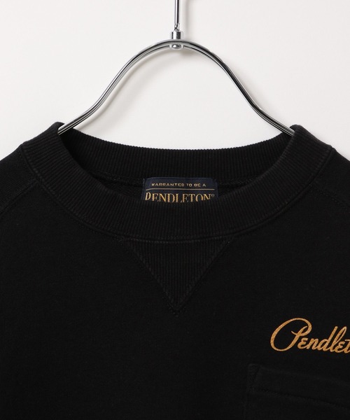 PENDLETON（ペンドルトン）の「【PENDLETON(ペンドルトン)】別注裏毛スウェット（KIDS）（スウェット・キッズ・ブラック/オフホワイト/ブルー・110cm/120cm/130cm/140cm/150cm）」の9枚目の写真