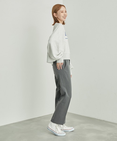 ROPE' PICNIC（ロペピクニック）の「ストレッチスティックテーパードパンツ/アンチピリング・シワになりにくい（その他パンツ・レディース・グレー/ブラック・36/38/40）」の8枚目の写真