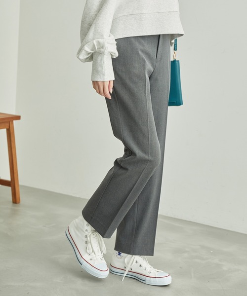 ROPE' PICNIC（ロペピクニック）の「ストレッチスティックテーパードパンツ/アンチピリング・シワになりにくい（その他パンツ・レディース・グレー/ブラック・36/38/40）」の10枚目の写真