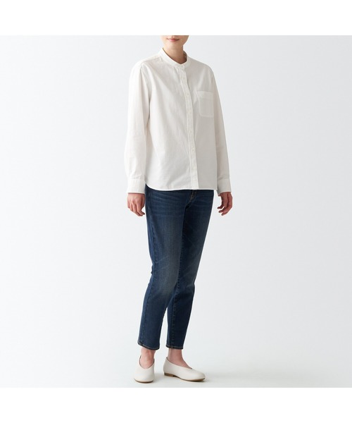 無印良品(ムジルシリョウヒン)の「婦人 疲れにくい レザー深履きシューズ(その他シューズ・レディース・オフホワイト/ブラック・24.0cm/22.5cm/23.5cm/25.0cm/24.5cm/23.0cm)」の8枚目の写真